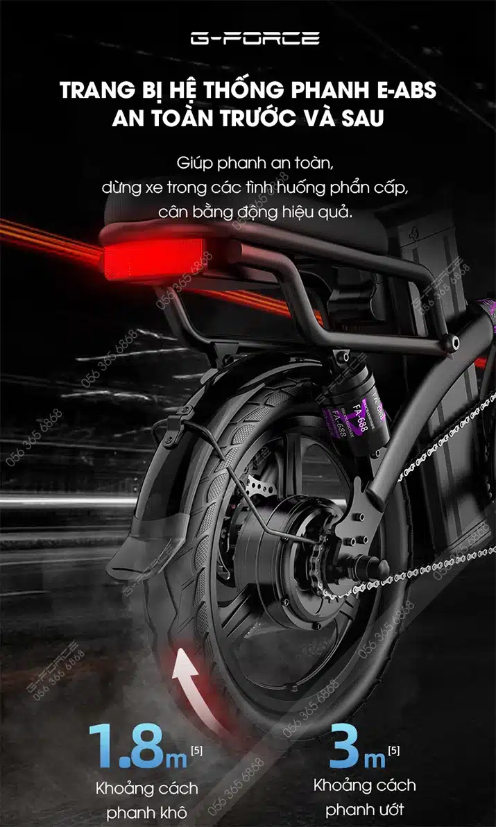 Xe đạp điện gấp gọn G-Force C14 Lite 8 Gforce C14 - Gforcevn (13)
