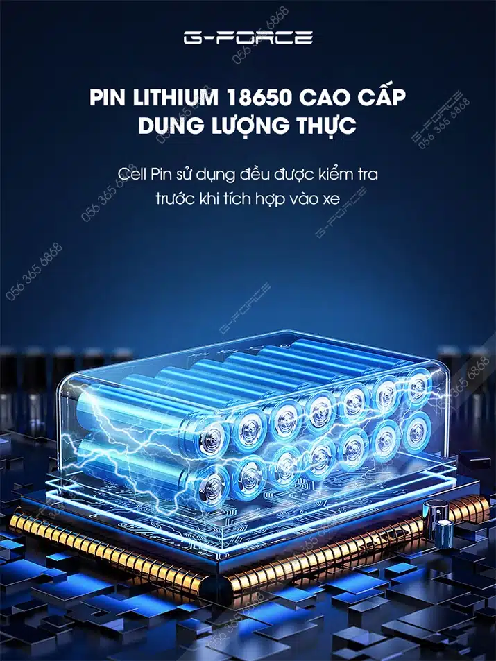 Xe đạp điện gấp gọn G-Force C14 Lite 4 Gforce C14 - Gforcevn (8)