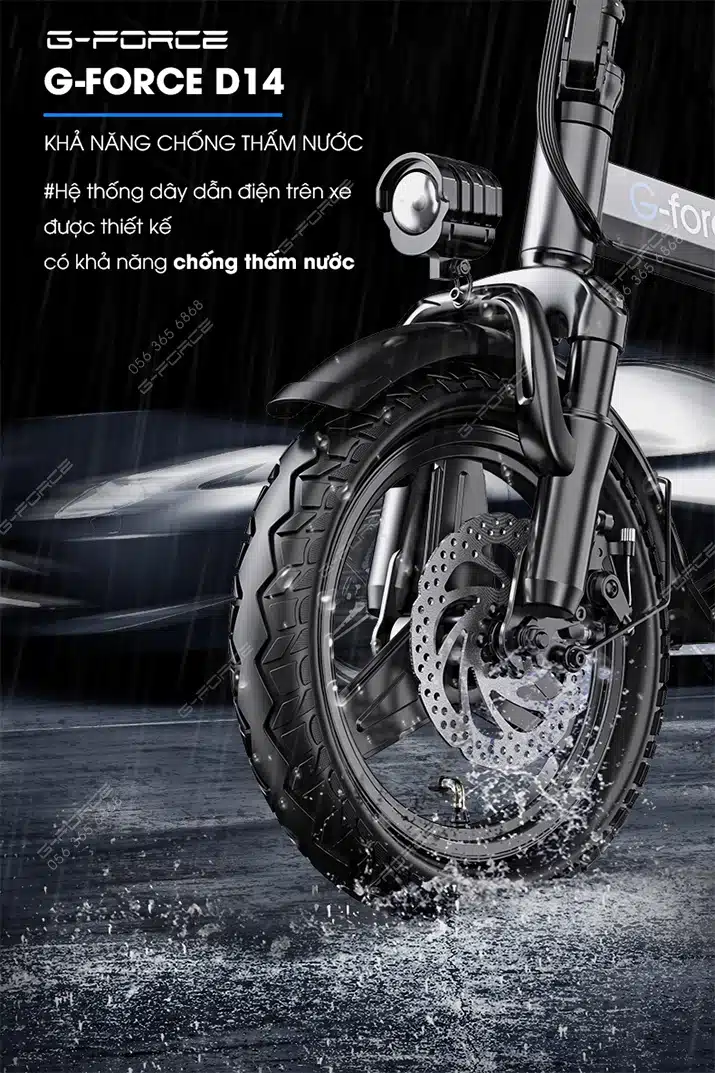 Xe dap dien GForce D14 ip67