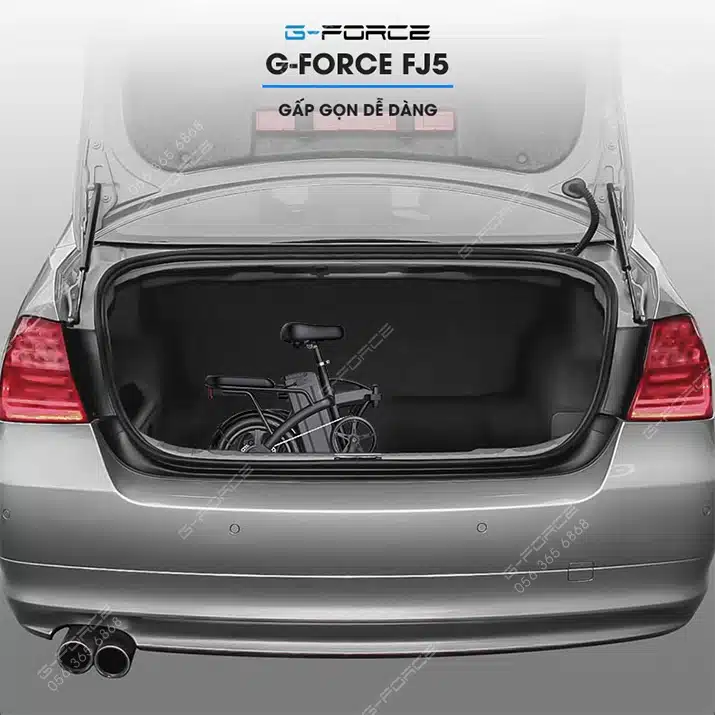 Xe dap dien GForce FJ5 gap gon de dang
