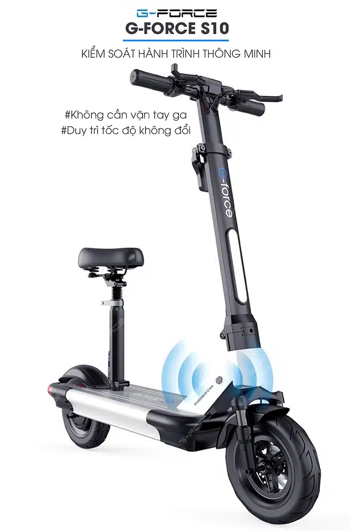 Xe dap dien GForce S10 crui control