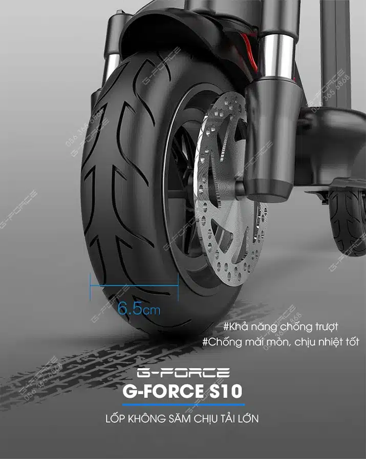 Xe dap dien GForce S10 lop