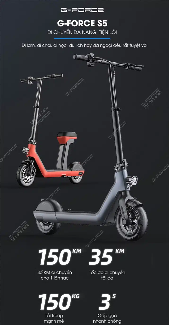 Xe dap dien GForce S5 gioi thieu