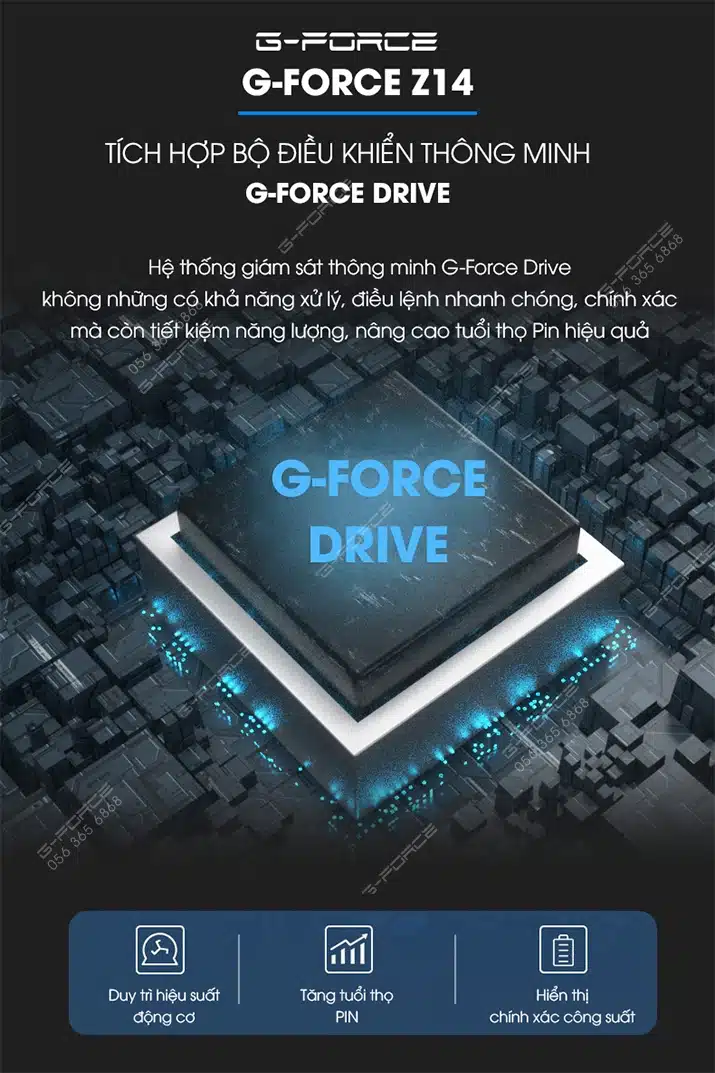 Xe dap dien GForce Z14 gdrive