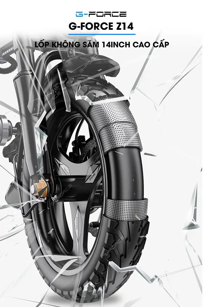 Xe dap dien GForce Z14 lop xe 14inch