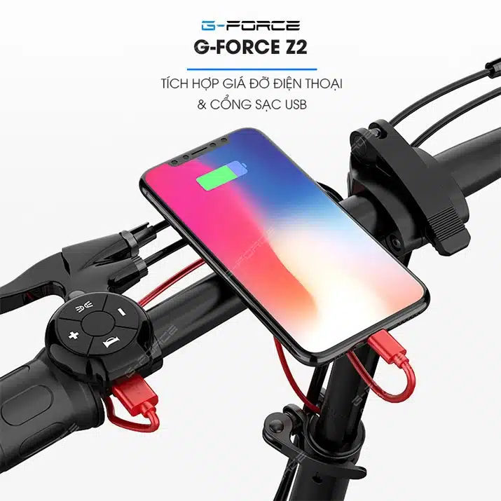 Xe dap dien GForce Z2 gia do dien thoai