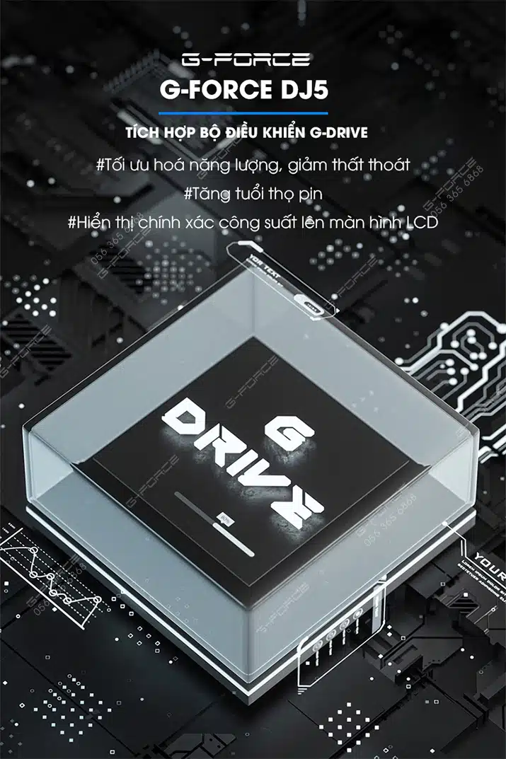 Xe dap dien GForce DJ5 g drive