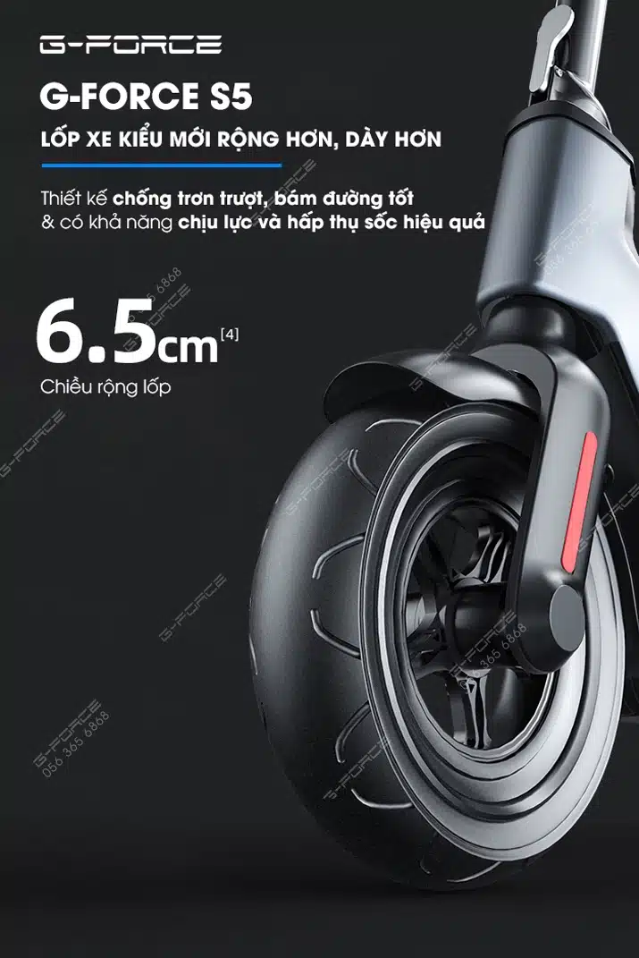 Xe dap dien GForce S5 lop